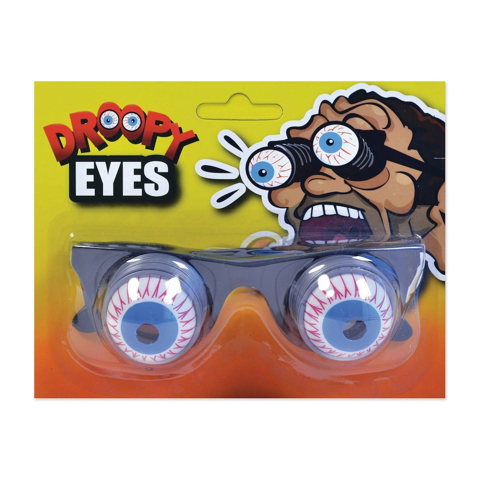 Bristol Novelty Unisex Adults Droopy Eyes Glasses - Multicoloured - One Size One Size