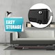 image 5 of Strongology MOTIONIC BLACK Home and Office Ultra Quiet Adjustable Speed 1-8km/h Slimline 2.5HP Bluetooth Treadmill with LED Display - Fully Assembled