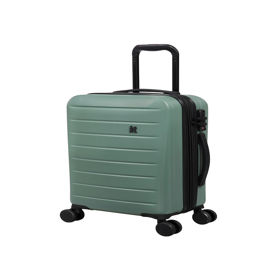 image 1 of IT Luggage Legion Frozen Matcha Expandable Cabin Suitcase with TSA Lock Green | Cabin Bag