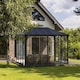 image 2 of Gazebo Ledro 3600 Closed - Polycarbonate/Acrylic - L360 x W360 x H295 cm - Grey