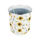 image 3 of Sunflowers Print Food Waste Caddy - Metal 2L Decorative Kitchen Compost Bin