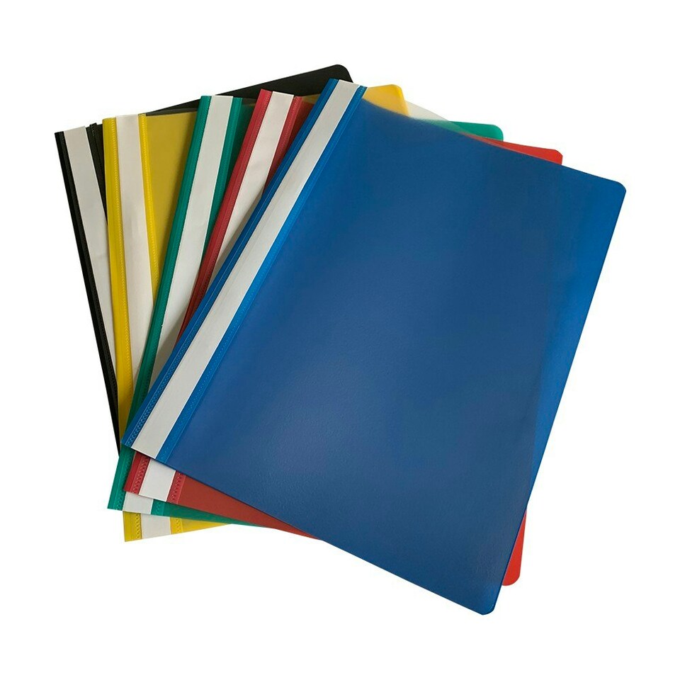 image 1 of Pack of 12 Black A4 Project Folders by Janrax