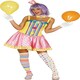 image 1 of Fancy Dress Adult Womens Clown Costume - M