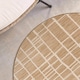 image 2 of Ted Baker Indoor Outdoor Crouch Round Abstract Rug