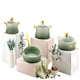 image 1 of Dora Collection 7-Piece Non-Stick Granite Cookware Set (Green)