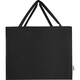 image 2 of Odessa Recycled Cotton Tote Bag - Solid Black - One Size Black