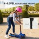 image 6 of AIYAPLAY Electric Scooter for Age 6-10, 3 Wheel Foldable Kids Scooter | Blue