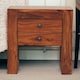 image 1 of ArtisaN Furniture Solid Wood U-Square Honey Bedside