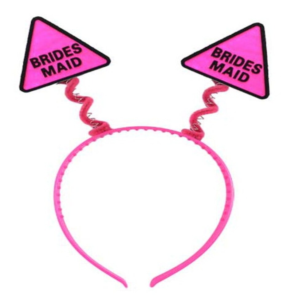 image 1 of HEAD BOPPER HOT PINK BRIDESMAID