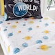 image 1 of Bedlam Outer Space Fitted Bed Sheet Black