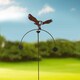 image 1 of Owl Wind Rocker Double Bare Metal/Ready to Rust - Steel - W54 x H148.5 cm