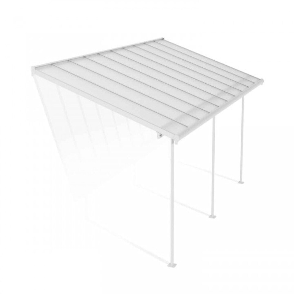 image 1 of Patio Cover Sierra 3 x 6.10 Clear - Polycarbonate - L619 x W299 x H305 cm - White White