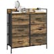 image 1 of HOMCOM Bedroom Chest of Drawers 6 Drawer Dresser w/ Shelf