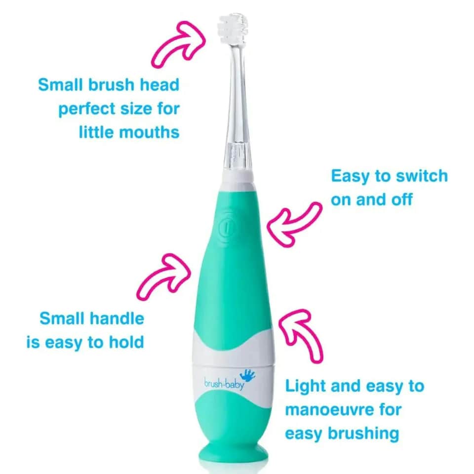 image 1 of Brush Baby BabySonic® Toddler First Electric Toothbrush Gift Set