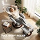 image 5 of HOMCOM Recliner Chair with Footstool, Swivel Recliner Armchair
