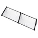 image 2 of Living and Home Door Window Awning Canopy Rain Cover - L190*W90*H28cm Black