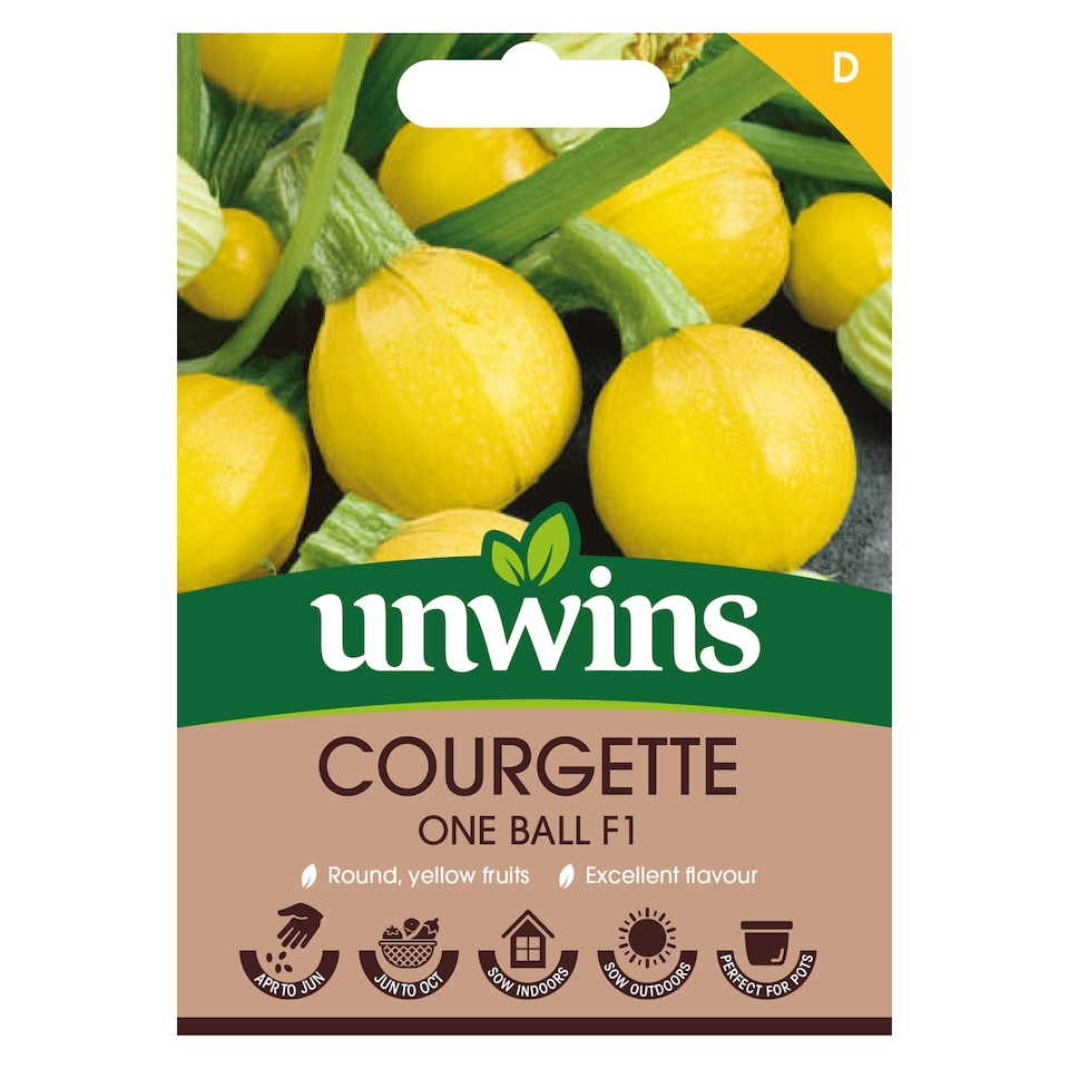 image 1 of Courgette One Ball F1 | Multi | Yellow