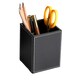 image 1 of Black Desktop Organiser Stationery Pen Pot