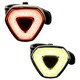 image 2 of AWE AWEAlert 130 Lumens Rechargeable Bicycle Bike USB 2.0 18 COB LEDs Light Set