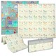 image 1 of AIYAPLAY Double-Sided Foldable Baby Mat, Water-Resistant Large Foam Mat, Reversible Floor Mat for Toddlers, for Bedrooms, Nurseries, Playrooms, 195L x 177.5W cm, Traffic and Rocking Horse Theme