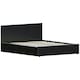 image 1 of Vida Designs Lisbon 5ft King Size Ottoman Bed Storage Faux Leather, Black, 150 x 200cm