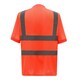 image 2 of Yoko Unisex Adult Hi-Vis Safety Short-Sleeved T-Shirt - Orange - S