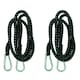 image 1 of 60" Bungee Rope With Carabina Hooks Cords Shock Elastic Clips x 2 TE821