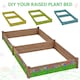 image 6 of Yaheetech 124.5 cm W  Wooden Raised Garden Bed -Dark Brown | Brown | Dark Browm | 241.5 cm L × 124.5 cm W × 27 cm H | 1