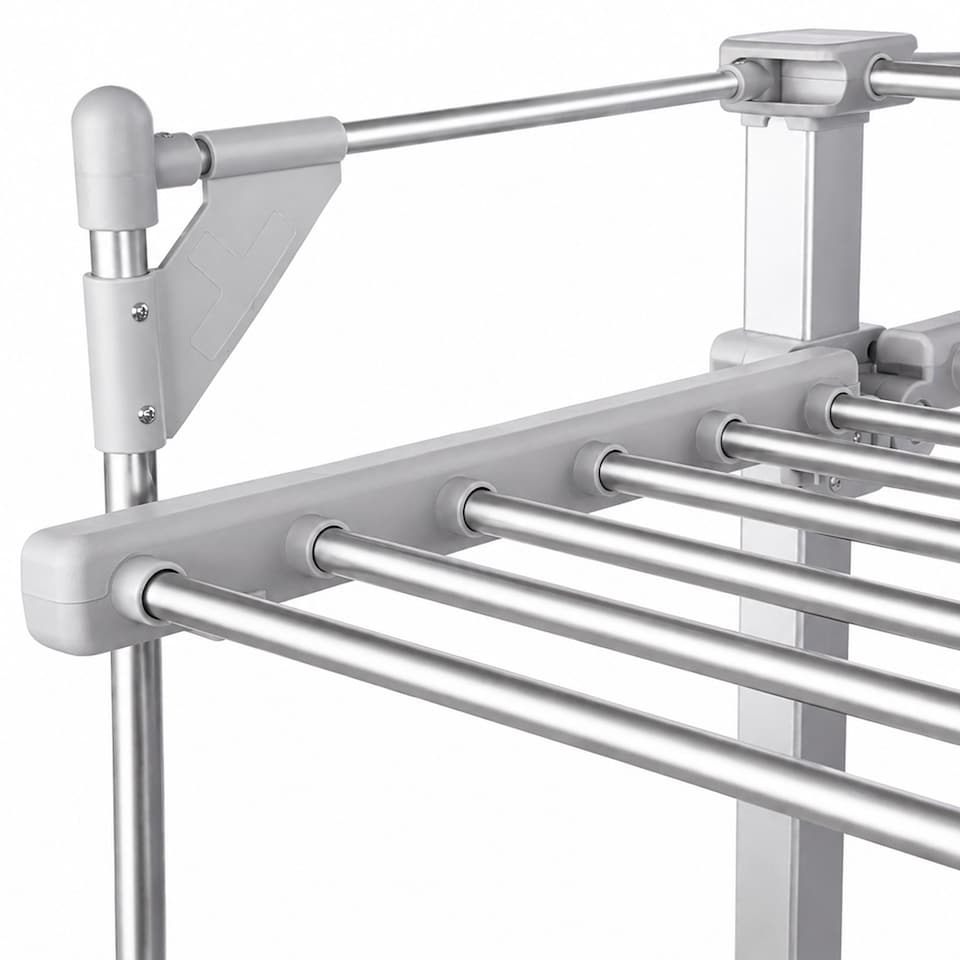 image 1 of 3 Tier Electrical Heated Folding Clothes Horse Airer Dryer with 36 Heated Rails