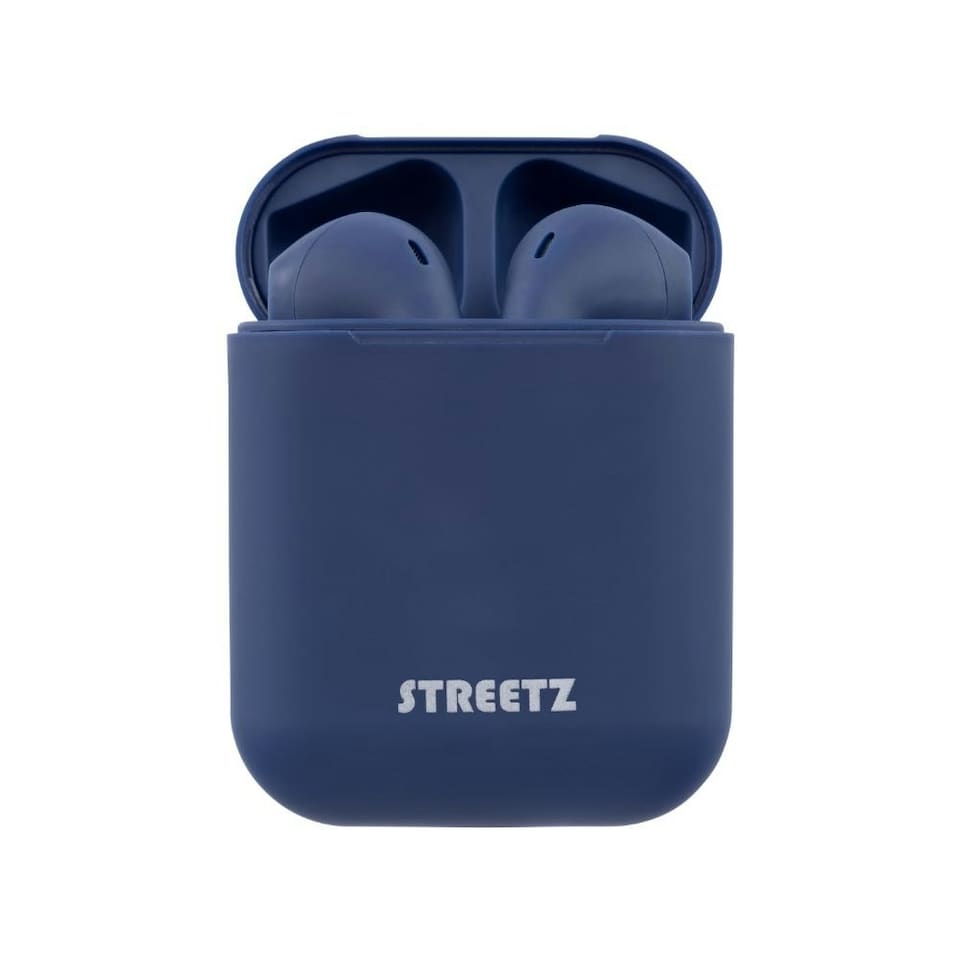 image 1 of STREETZ True Wireless Stereo Semi-in-Ear Earbuds Blue