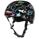 image 9 of Wipeout Dry Erase Kids Cycling Helmet - Black Gloss 5+
