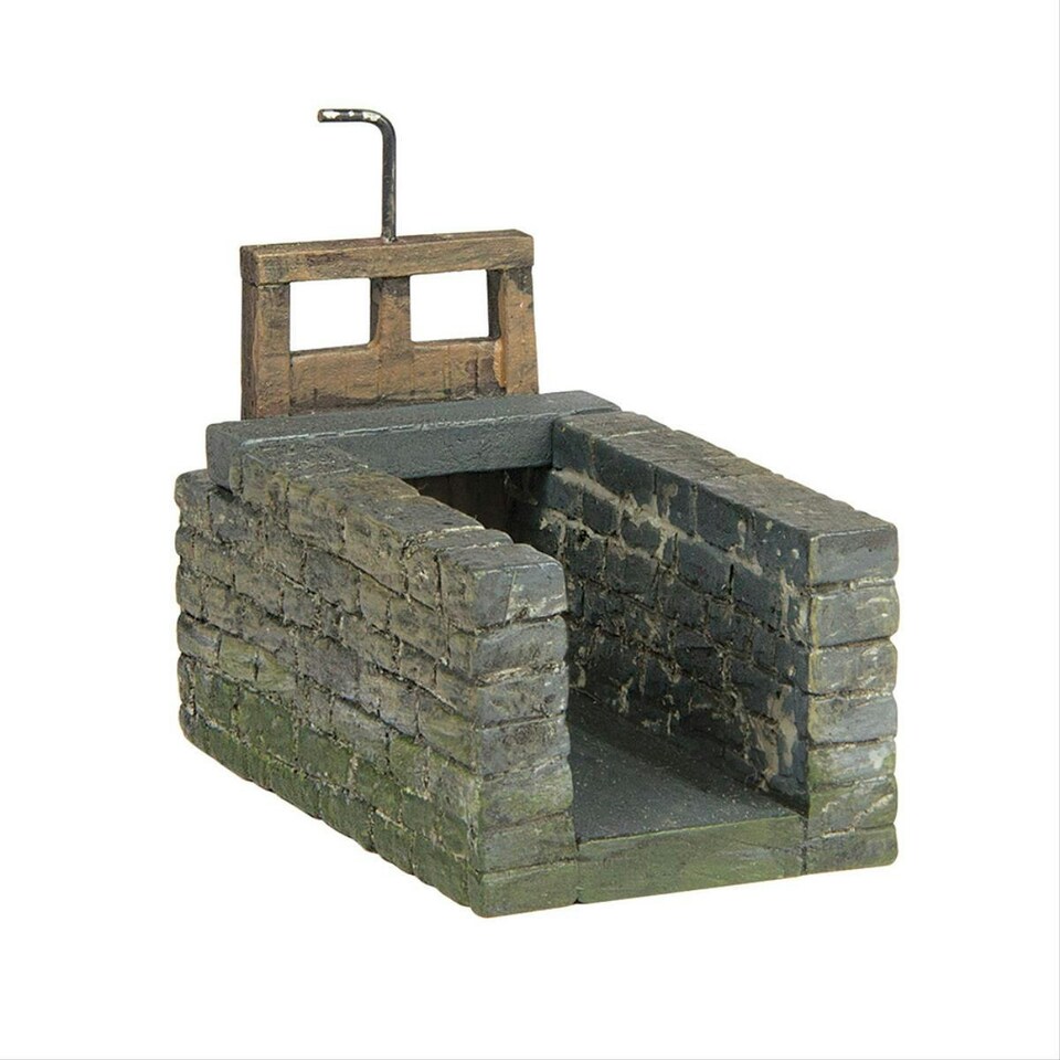 image 1 of Bachmann Scenecraft Watermill Race and Gate (Pre-Built)