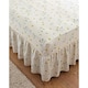 image 5 of Belledorm Bluebell Meadow Fitted Valance - Ivory - Double