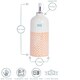 image 3 of Nicola Spring Hand-Printed Olive Oil Pourer Bottle - 500ml - Orange