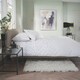 image 2 of Blocks Cotton Duvet Set with Embroidered