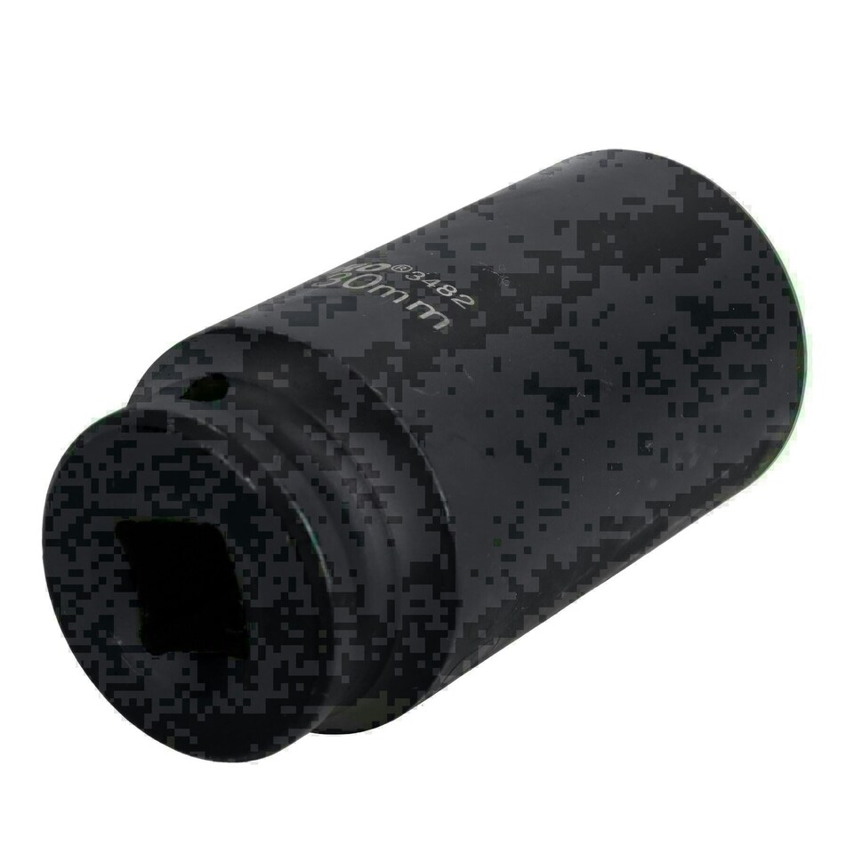 image 1 of 30mm Metric 1/2" Drive Deep Rear Hub Axle Nut Socket 12 Sided Bi-Hex