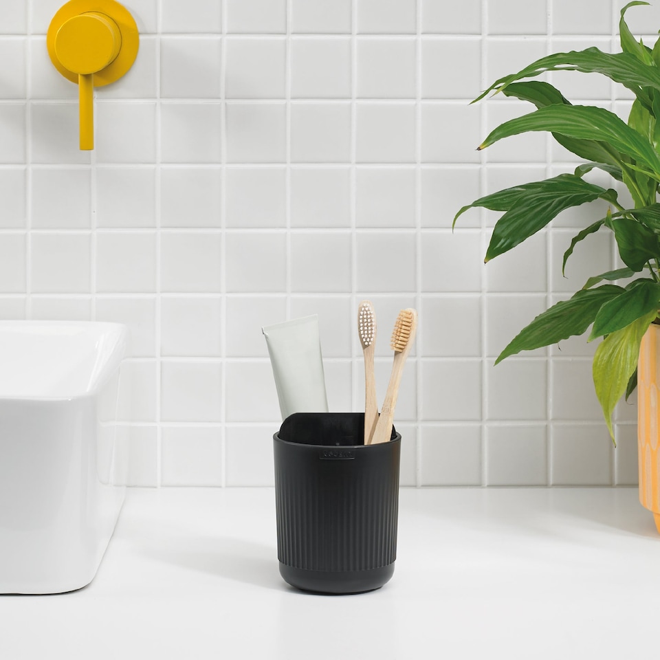 image 1 of ReBorn Recycled Toothbrush Holder | Black
