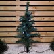 image 5 of 6pc 5m Christmas Green Tree Outdoor Path Lights with 15 White LEDs per Tree | Green | Green