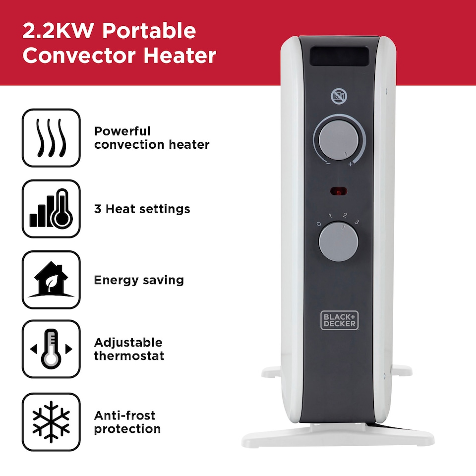image 1 of 2.2KW Convection Heater Anti Frost Protection