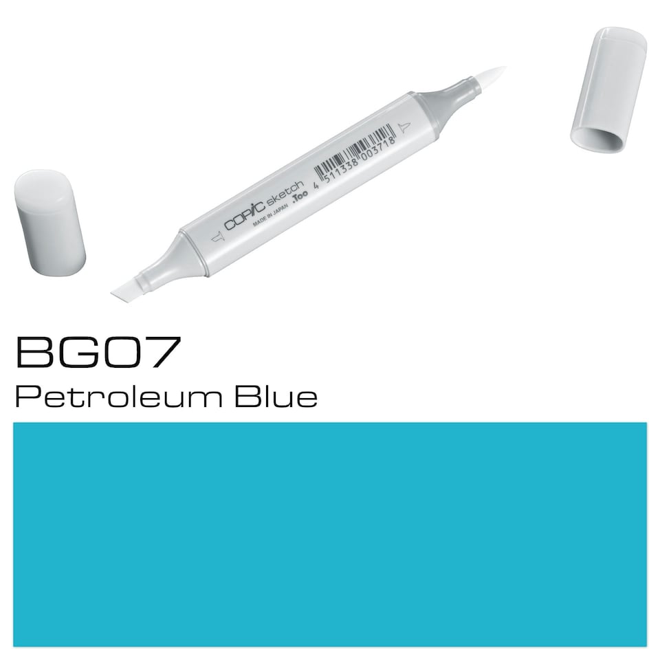 image 1 of Copic Sketch Marker, Petroleum Blue, Single Pen