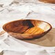 image 5 of Rosi Large Round Sheesham Wood Tapered Salad Bowl Brown