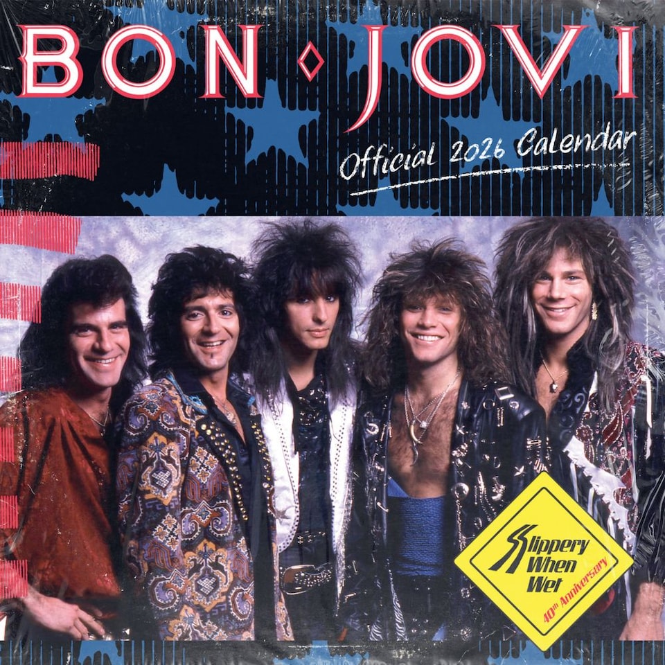 BON JOVI 2026 SQUARE CALENDAR
