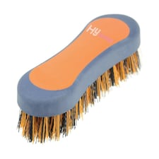 HySHINE Pro Groom Face Brush - Navy/Orange - One Size