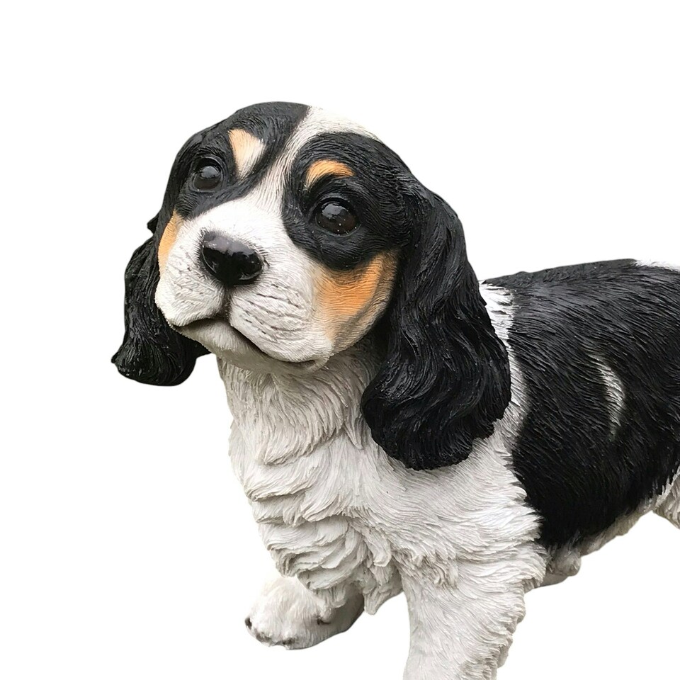 image 1 of Animal Crackers Cavalier King Charles Spaniel Figurine Home Or Garden Decoration