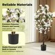 image 3 of COSTWAY 120cm Artificial Bougainvillea Tree Plant White White | One Size