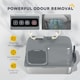 image 4 of PawHut 65L XL Stainless Steel Litter Tray with Plasma Deodoriser System Grey | One Size