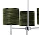 image 3 of Set of 2 Brea - Chrome Light Fittings with Green Velvet Shades Chrome | Green