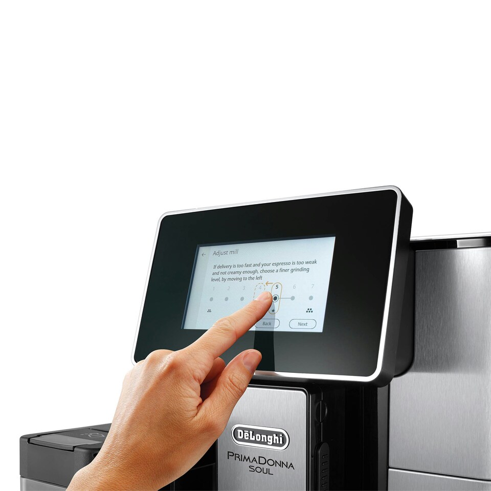 image 1 of Delonghi Primadonna Soul Bean to Cup Automatic Coffee Machine, Silver