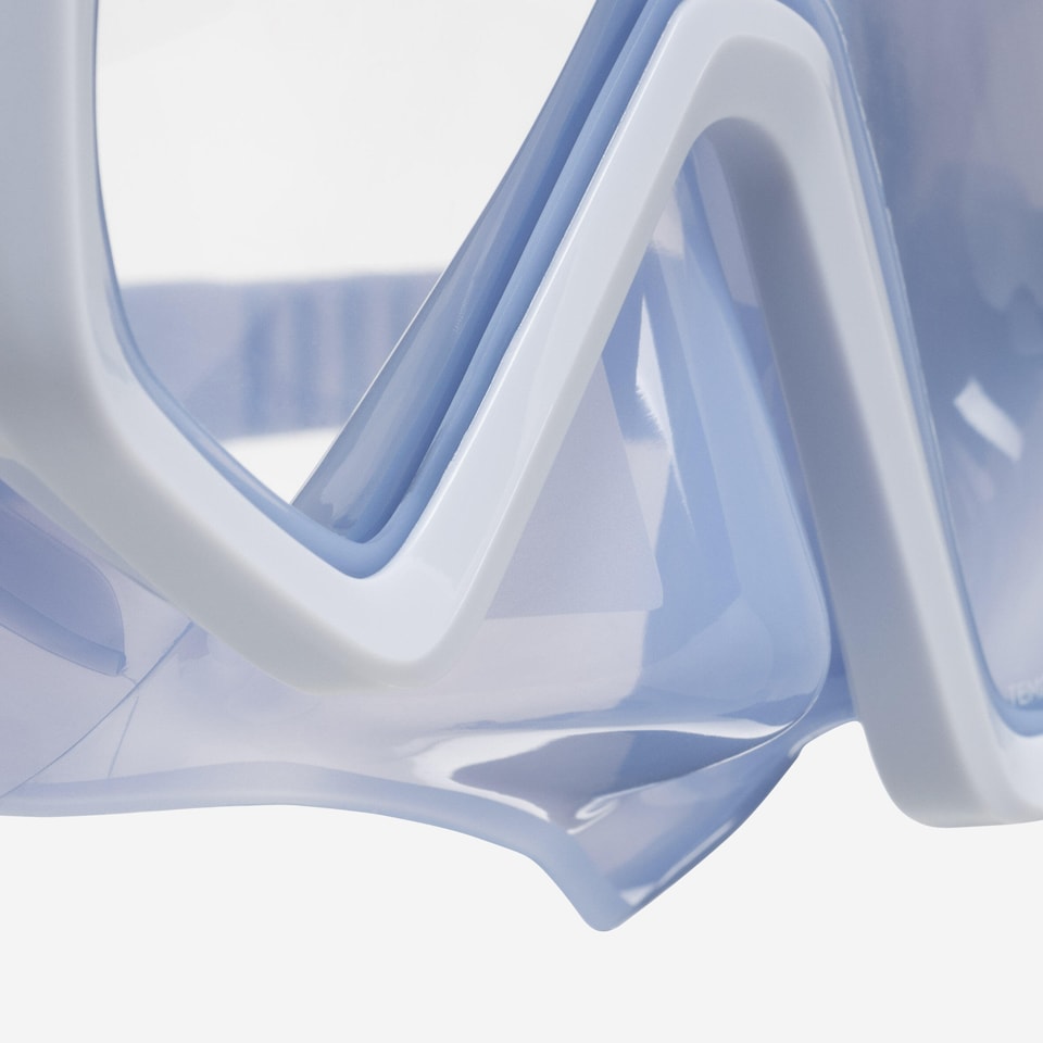 image 1 of Decathlon Anti-Fog Diving Mask 100 With Silicone Strap