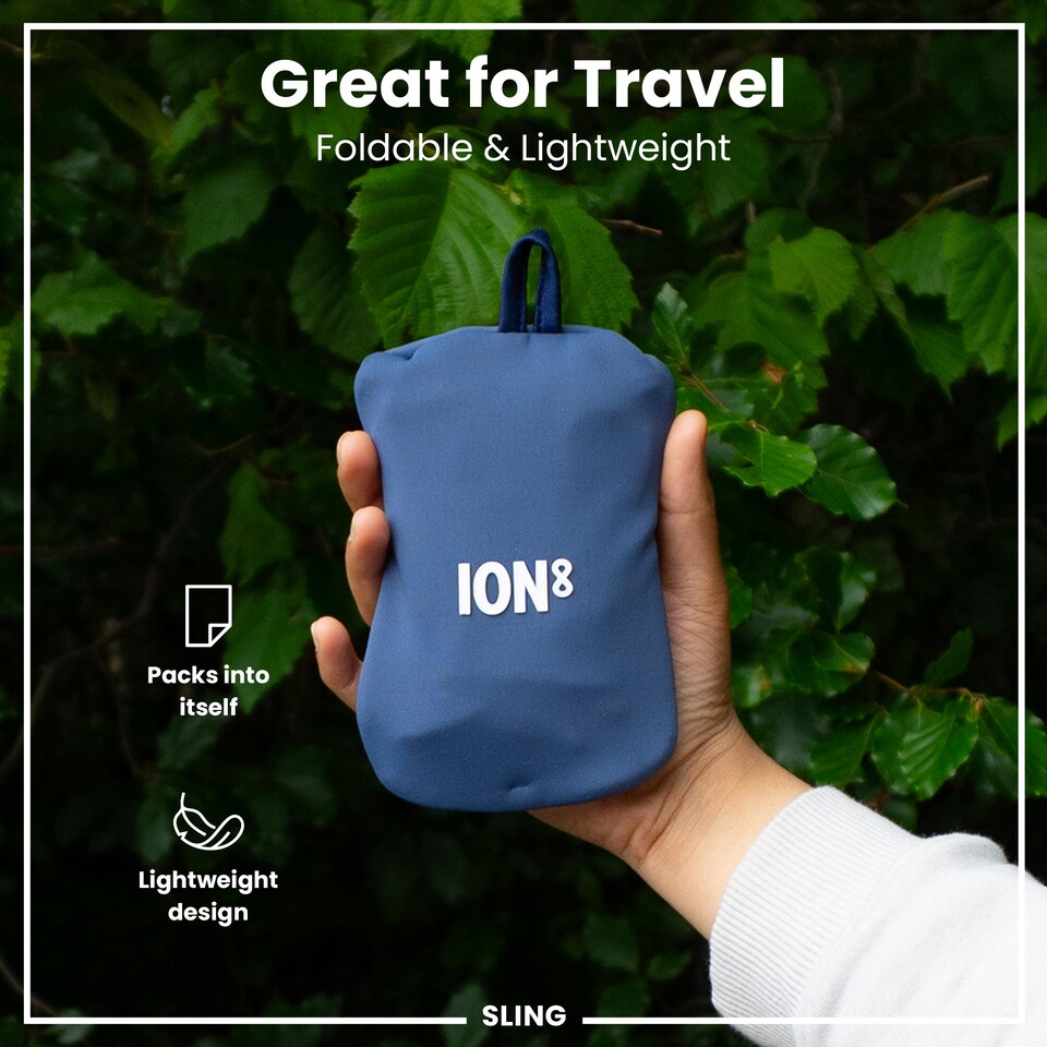 image 1 of Water Bottle Carrier, Fabric, One Size | Blue | Navy